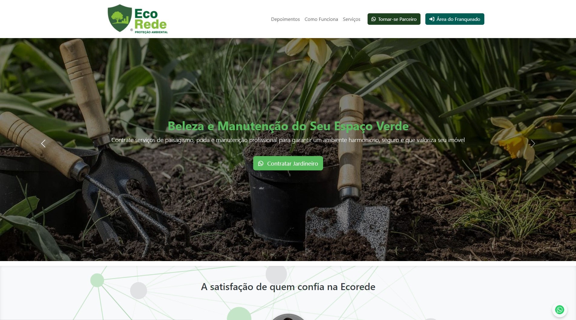 Landing Page Ecorede